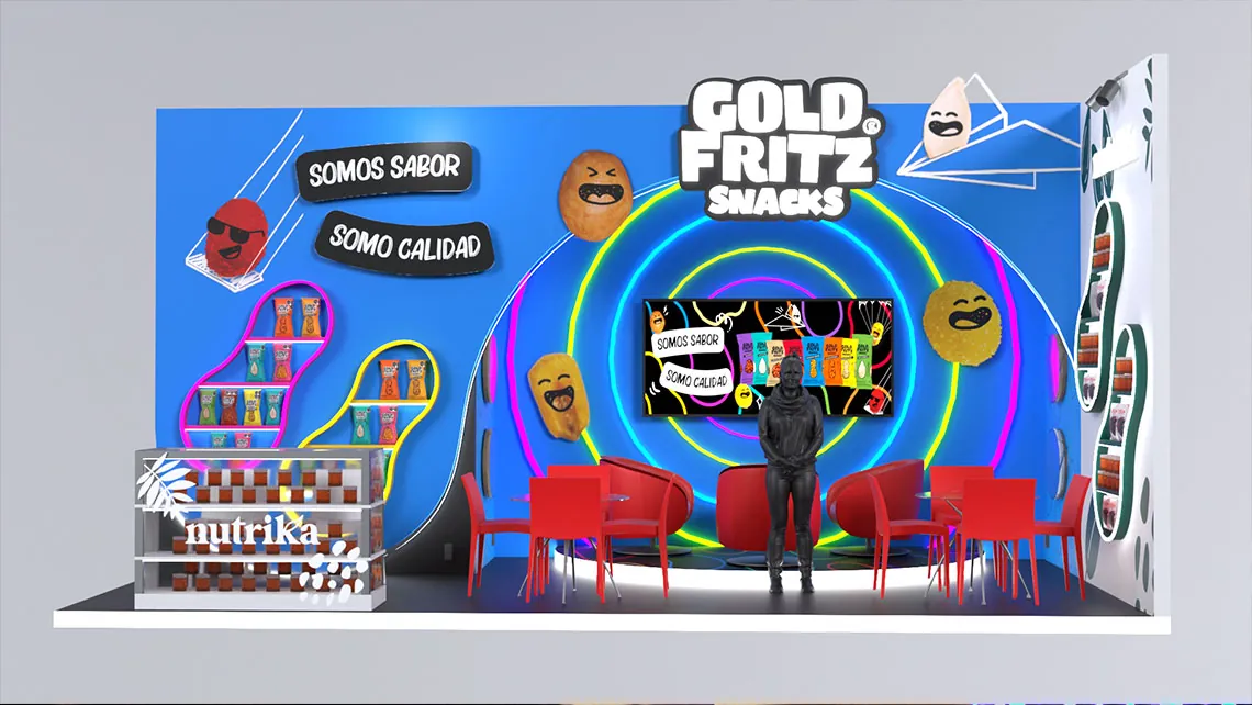 Diseño y producción de un stand para feria o exposición