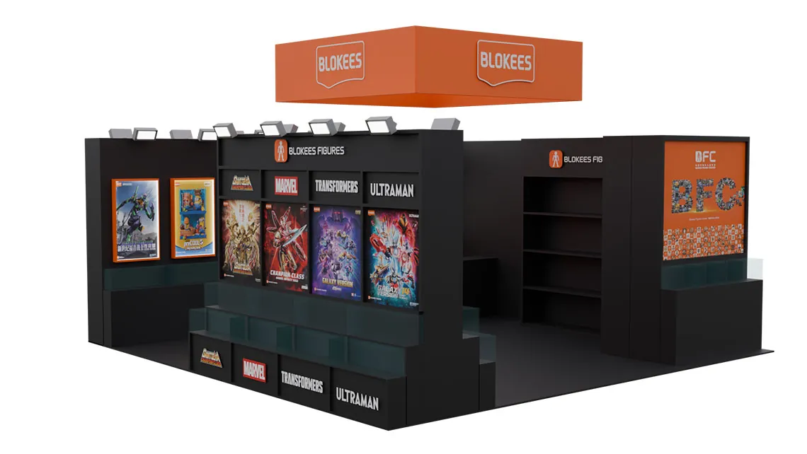 Estructura modular reutilizable para un stand de exposición